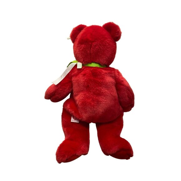 Ty Beanie Buddies Collection 1999 Osito Bear Red With Mexican Flag Plush 14" - Picture 2 of 9